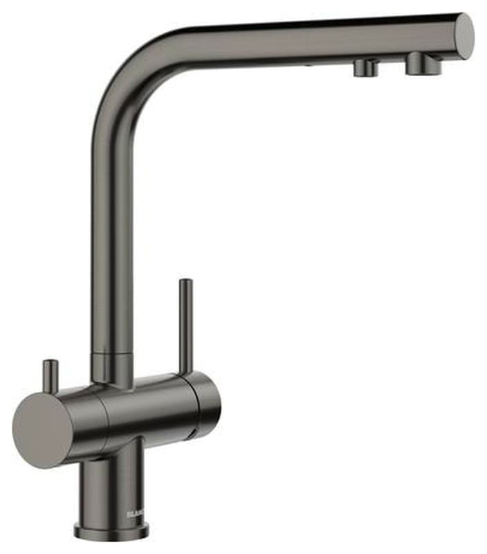 Μπαταρία κουζίνας Blanco Fontas II 527736 Satin Dark Steel (για σύνδεση με φίλτρο νερού) Υ30cm