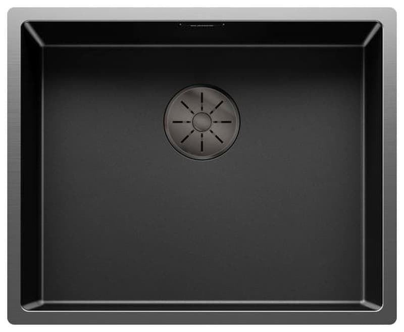 Νεροχύτης κουζίνας ανοξείδωτος Blanco Claron 500-U 527834 Dark Steel 54×44 (υποκαθήμενος)