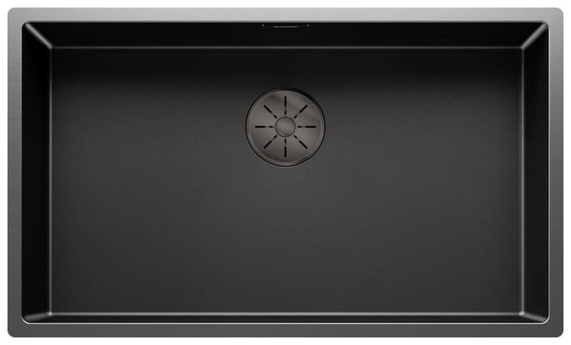 Νεροχύτης κουζίνας ανοξείδωτος Blanco Claron 700-U 527835 Dark Steel 74×44 (υποκαθήμενος)