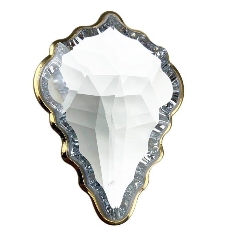 Πόμολο Επίπλων Bosetti Marella 24274 Bagno Oro (χρυσό) με κρύσταλλο Swarovski 7x4,6x3,2cm