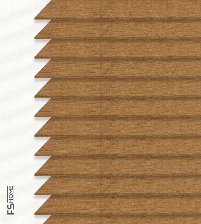 Ξύλινο Στόρι FS Home XR 003 25mm Καφέ Ανοιχτό