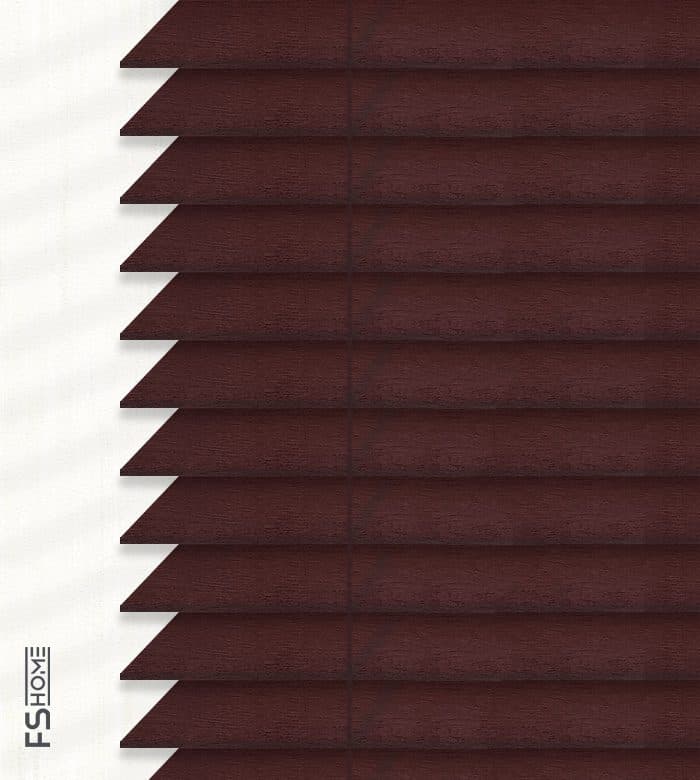 Ξύλινο Στόρι FS Home XR 007 25mm Μπορντό Σκούρο