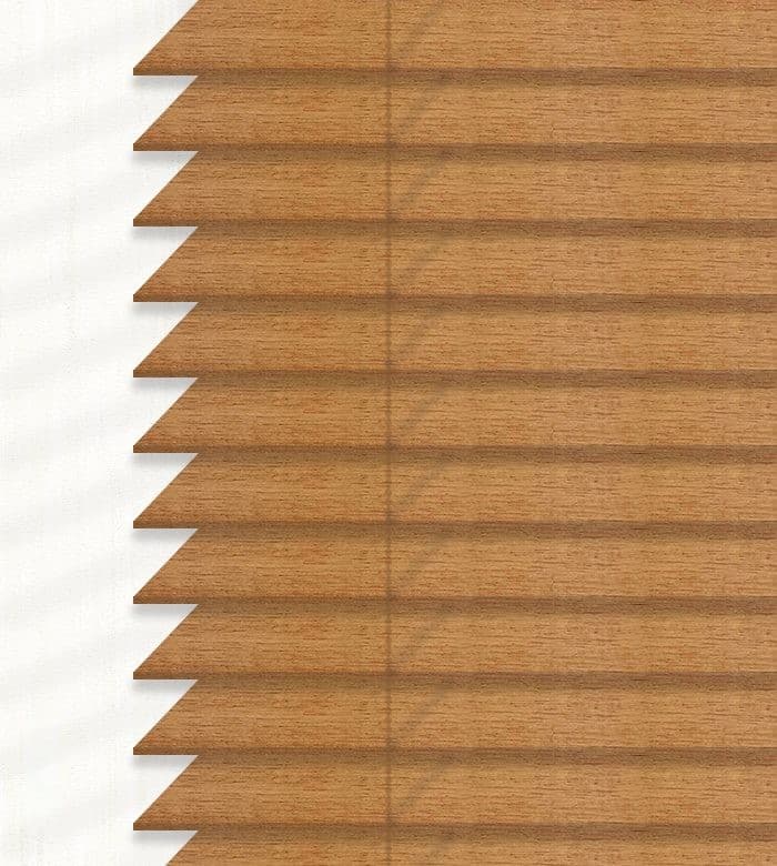 Ξύλινο Στόρι FS Home XR 005 25mm Καφέ Κόκκινο