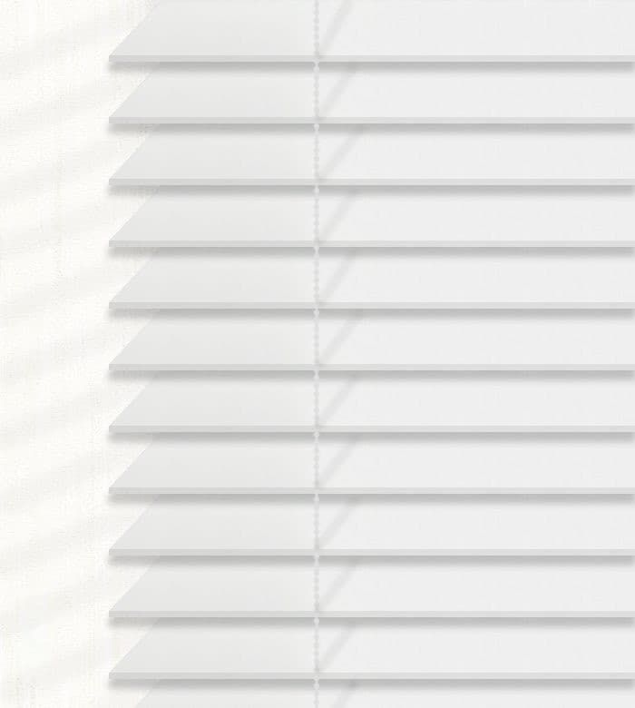 Ξύλινο Στόρι FS Home XR 010 25mm Λευκό