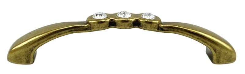 Λαβή Επίπλων Citterio Line 1027 96mm Χρυσό Florence Κρύσταλλο Swarovski - 2
