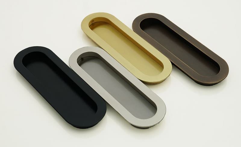 Χούφτα Συρόμενης Πόρτας Convex 1509 PS Ματ Αντικέ 5x15cm - 3