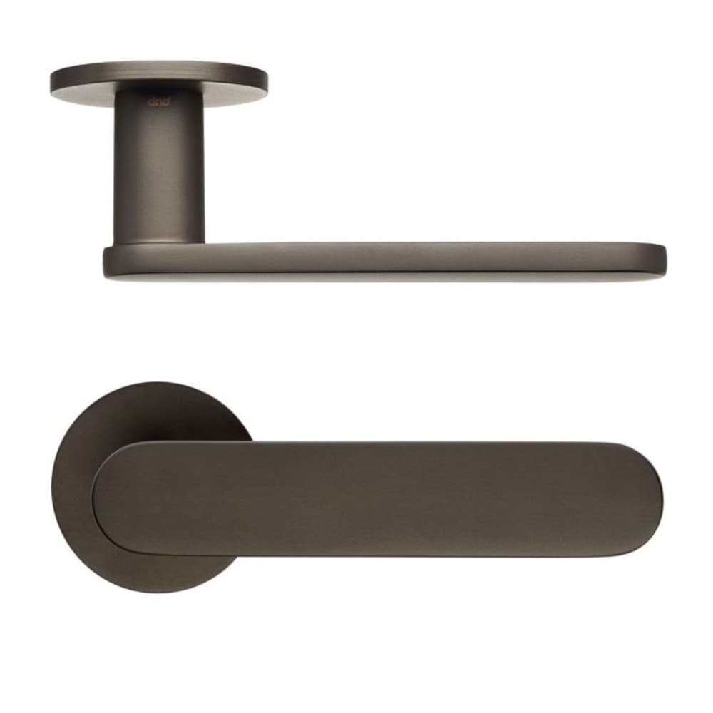 Πόμολα Πόρτας με Ροζέτα Dnd Short Antique Bronze - 2