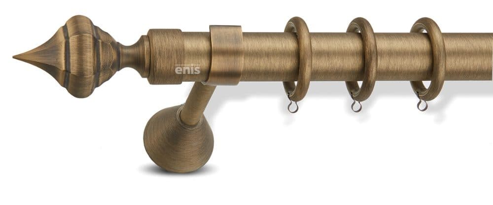 Μεταλλικό Κουρτινόξυλο Enis Πούντα Φ35mm