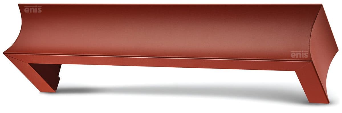 Μετόπη Αλουμινίου Enis 4756 Κόκκινο N53/8010 Φ90mm
