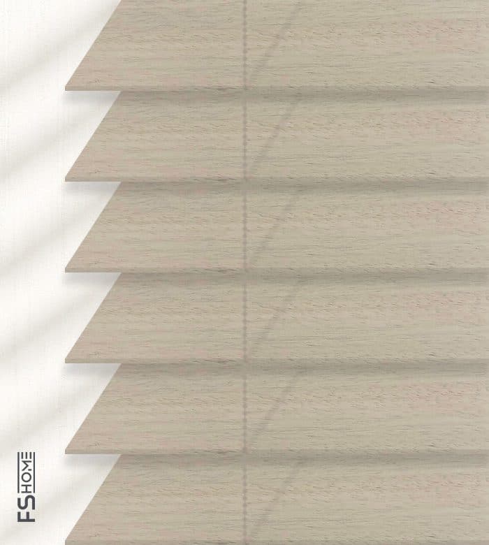 Ξύλινο Στόρι Enis W-92 50mm Μπεζ
