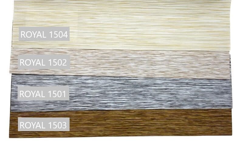 Ρολοκουρτίνα Διπλή Μέρα / Νύχτα Enis Royal 1503 Ανοιχτό Καφέ με Νερά - 5