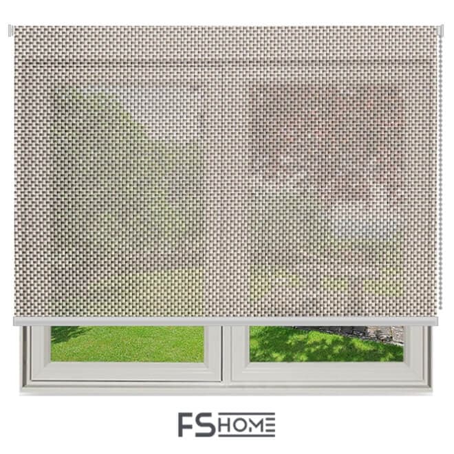 Ρολοκουρτίνα Διάτρητη Screen Enis Poly Brown 9005 Καφέ - 2