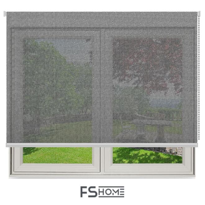 Ρολοκουρτίνα Διάτρητη Screen Enis Poly Grey 5009 Γκρι - 2