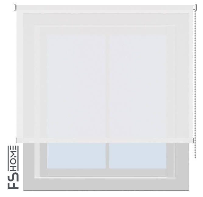Ρολοκουρτίνα Domus White 0150
