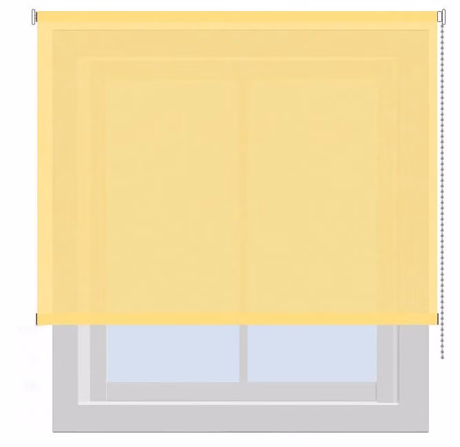 Ρολοκουρτίνα Domus Yellow 0720