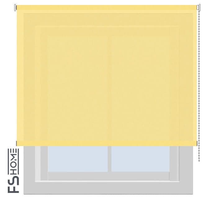 Ρολοκουρτίνα Domus Yellow 0720
