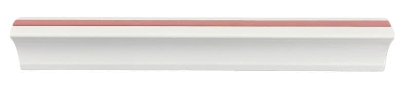 Λαβή Επίπλων EM 640 128mm Λευκό με Ροζ