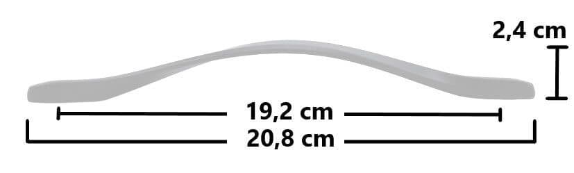Λαβή Επίπλων EM 2190 192mm Ματ Μαύρο - 7