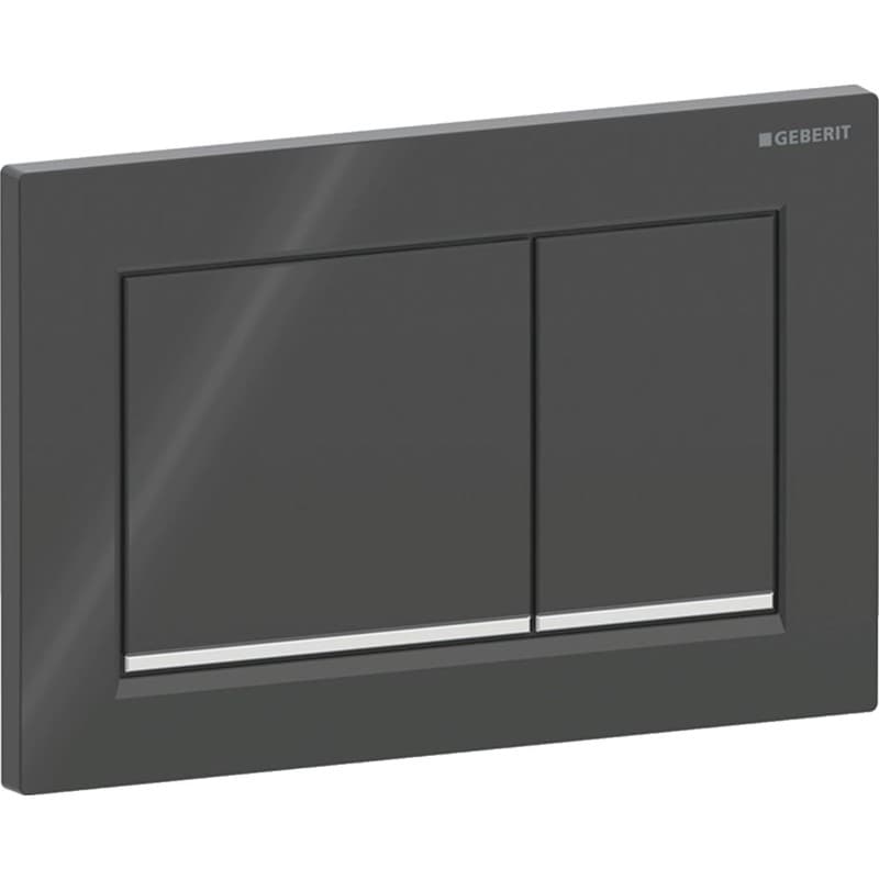 Πλακέτα χειρισμού Dual flush Geberit
Omega 20 Square 115.080.KM.1 black/bright Chrome Ματ / Γυαλιστερό 21,2x14,2cm - 2