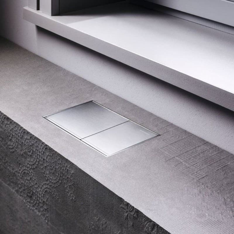 Πλακέτα χειρισμού Dual flush Geberit Omega 60 115.081.GH.1 Brushed Chrome Βουρτσισμένο
18,4x11,4cm - 3
