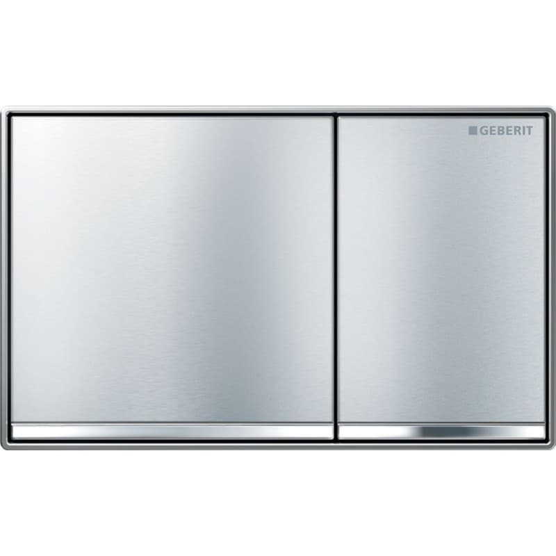 Πλακέτα χειρισμού Dual flush Geberit Omega 60 115.081.GH.1 Brushed Chrome Βουρτσισμένο
18,4x11,4cm
