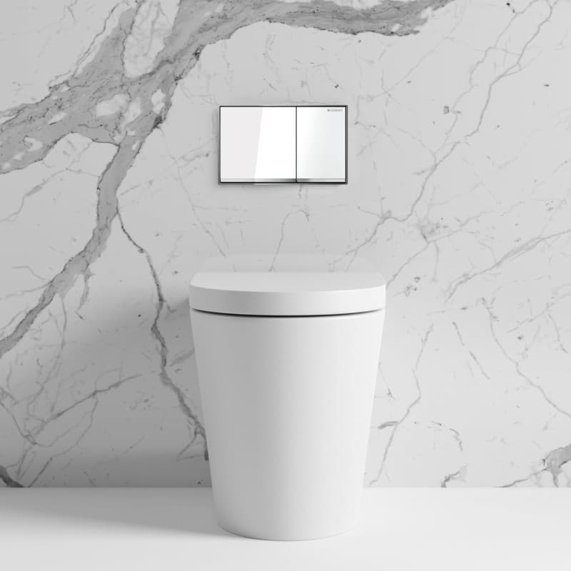 Πλακέτα χειρισμού Dual flush Geberit Omega 60 115.081.SI.1 White Glass Γυαλιστερό (γυαλί)
18,4x11,4cm - 3
