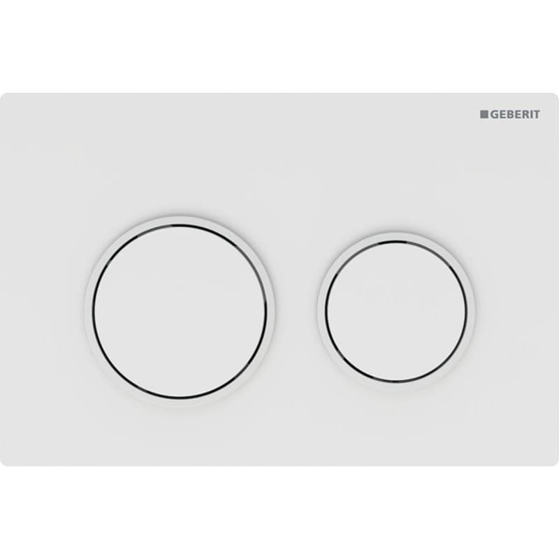 Πλακέτα χειρισμού Dual flush Geberit
Omega 20 Round 115.085.11.1 white/matt White Γυαλιστερό / Ματ 21,2x14,2cm