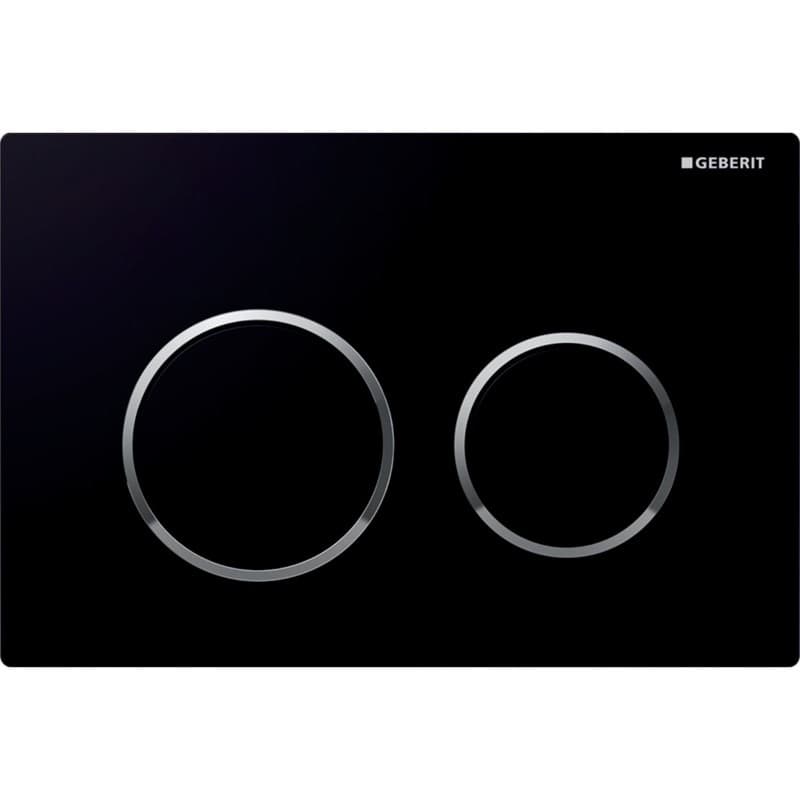 Πλακέτα χειρισμού Dual flush Geberit
Omega 20 Round 115.085.KM.1 black/bright Chrome Ματ / Γυαλιστερό 21,2x14,2cm