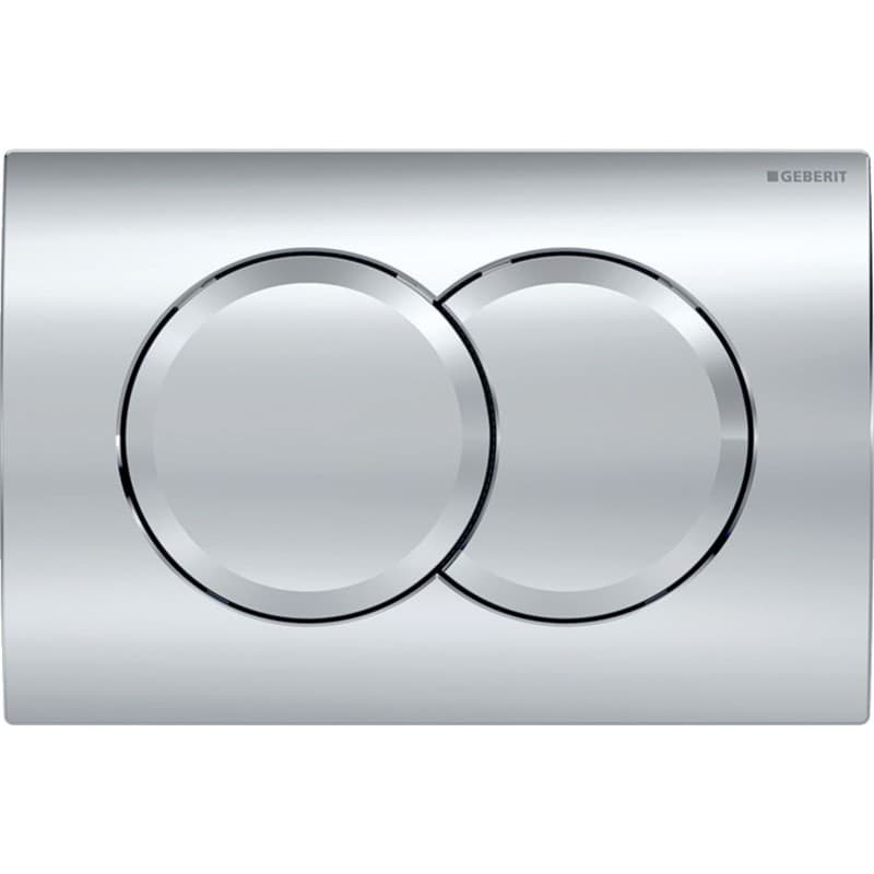 Πλακέτα χειρισμού
Dual flush Geberit Delta 01 115.107.21.1 Bright Chrome Γυαλιστερό 24,6x16,4cm