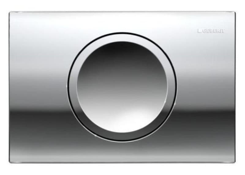 Πλακέτα χειρισμού Dual flush Geberit
Delta 15 115.109.21.1 Bright Chrome Γυαλιστερό 24,6x16,4cm