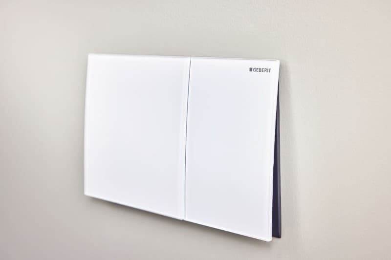 Πλακέτα χειρισμού Dual flush Geberit
Sigma 70 Square 115.622.SI.1 White Glass Γυαλιστερό (γυαλί) 25x14,5cm - 3
