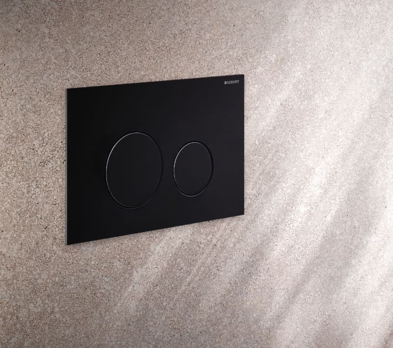 Πλακέτα χειρισμού Dual flush Geberit
Sigma 40 Round 115.628.14.1 Black Matt Ματ 24,6x15,2cm - 3