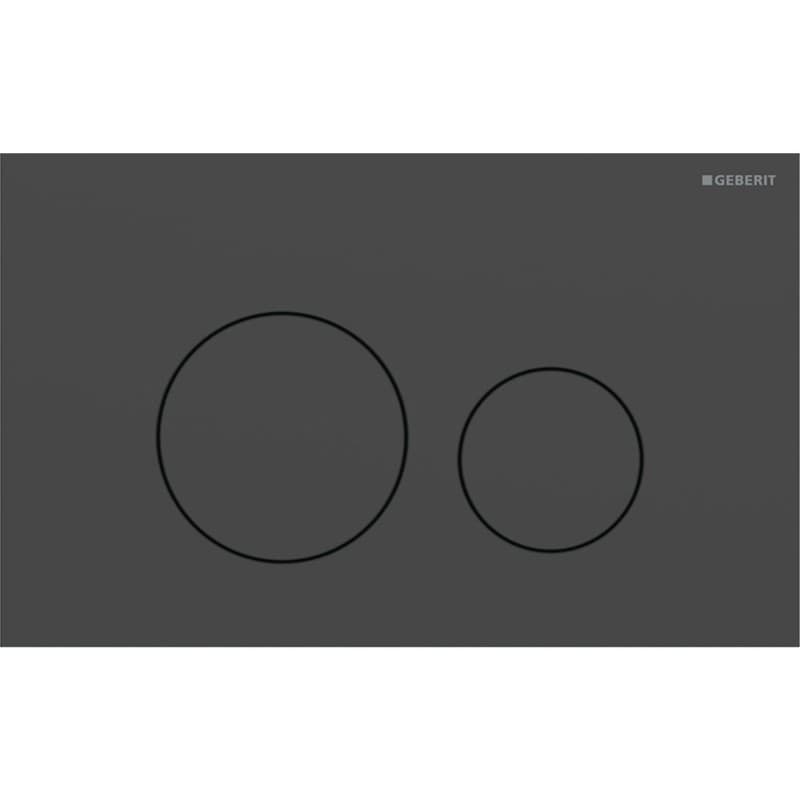 Πλακέτα χειρισμού Dual flush Geberit
Sigma 40 Round 115.628.14.1 Black Matt Ματ 24,6x15,2cm