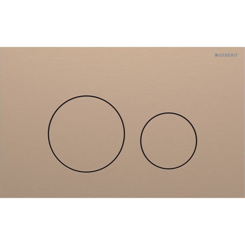 Πλακέτα χειρισμού Dual flush Geberit
Sigma 40 Round 115.628.QB.1 Red Gold Γυαλιστερό 24,6x15,2cm