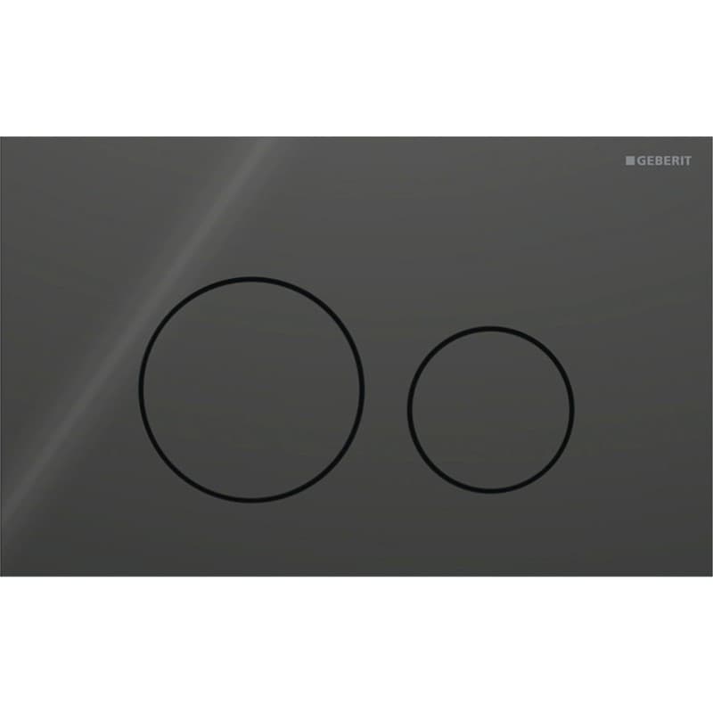 Πλακέτα χειρισμού Dual flush Geberit
Sigma 40 Round 115.628.SJ.1 Black Γυαλιστερό (γυαλί) 24,6x15,2cm