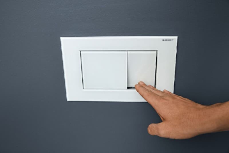 Πλακέτα χειρισμού Dual flush Geberit
Sigma 40 Square 115.629.JT.1 White Matt Painted Ματ 24,6x15,2cm - 3