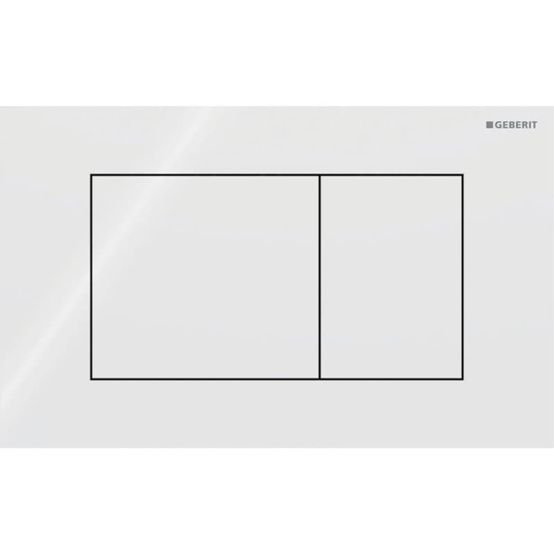 Πλακέτα χειρισμού Dual flush Geberit
Sigma 40 Square 115.629.SI.1 White Γυαλιστερό 24,6x15,2cm