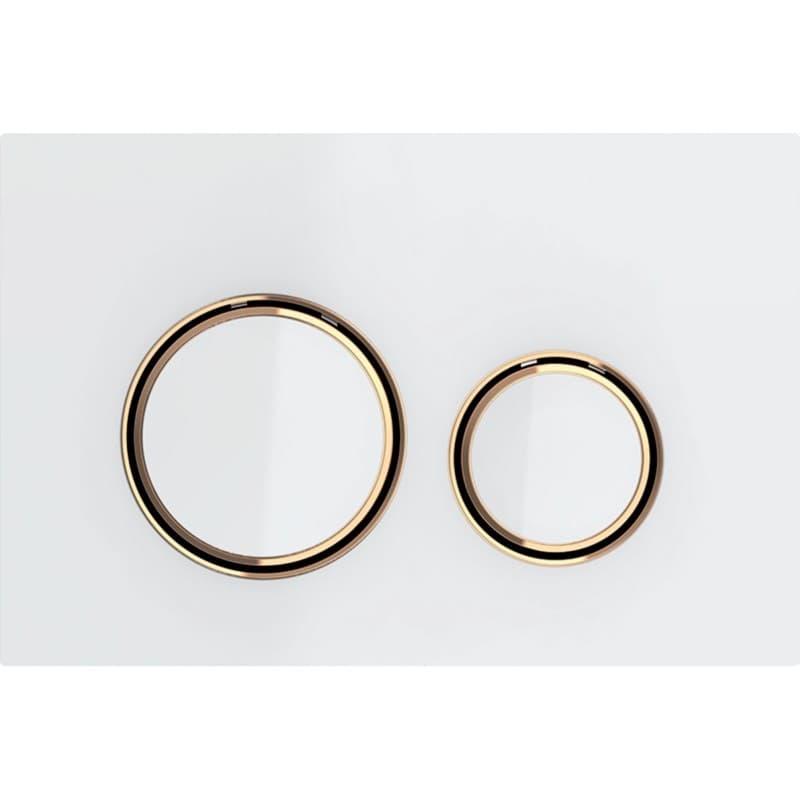 Πλακέτα χειρισμού Dual flush Geberit
Sigma 50 Round 115.650.SI.1 White Γυαλιστερό (γυαλί) 24,6x16,4cm
