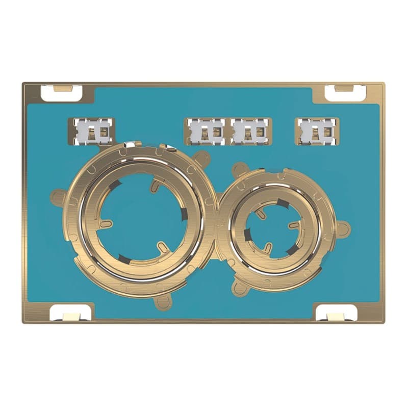 Πλακέτα χειρισμού Dual flush Geberit
Sigma 50 Round 115.652.00.1 Customisable Surface — 24,6x16,4cm