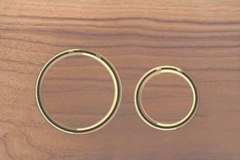 Πλακέτα χειρισμού Dual flush Geberit
Sigma 50 Round 115.652.JX.1 Black Walnut Ματ 24,6x16,4cm