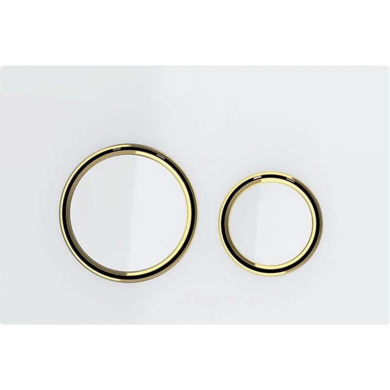 Πλακέτα χειρισμού Dual flush Geberit
Sigma 50 Round 115.652.SI.1 White Γυαλιστερό (γυαλί) 24,6x16,4cm
