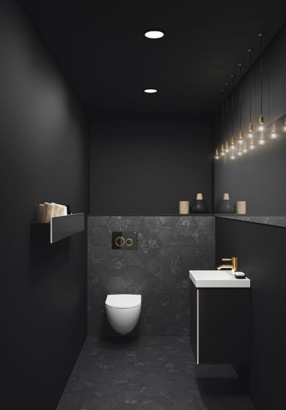 Πλακέτα χειρισμού Dual flush Geberit
Sigma 50 Round 115.652.SJ.1 Black Γυαλιστερό (γυαλί) 24,6x16,4cm - 3
