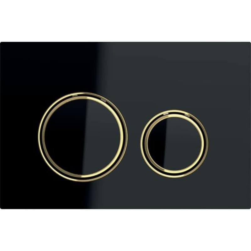 Πλακέτα χειρισμού Dual flush Geberit
Sigma 50 Round 115.652.SJ.1 Black Γυαλιστερό (γυαλί) 24,6x16,4cm