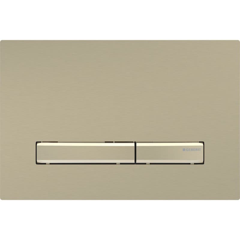 Πλακέτα χειρισμού Dual flush Geberit
Sigma 50 Square 115.672.QF.2 Brass Brushed Βουρτσισμένο 24,6x16,4cm
