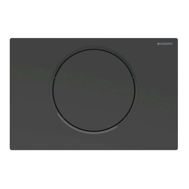 Πλακέτα χειρισμού Stop-and-go flush
Geberit Sigma 10 Round 115.758.16.5 Black Ματ 24,6x16,4cm