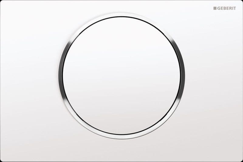 Πλακέτα χειρισμού Stop-and-go flush
Geberit Sigma 10 Round 115.758.KJ.5 white/bright Chrome Γυαλιστερό /
Γυαλιστερό 24,6x16,4cm