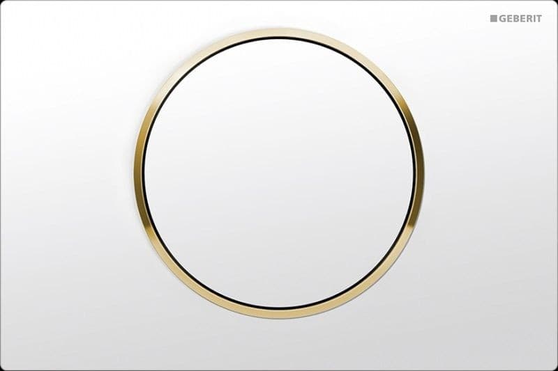 Πλακέτα χειρισμού Stop-and-go flush
Geberit Sigma 10 Round 115.758.KK.5 white/gold-plated Γυαλιστερό / Γυαλιστερό
24,6x16,4cm