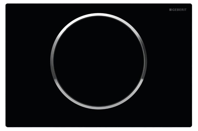 Πλακέτα χειρισμού Stop-and-go flush
Geberit Sigma 10 Round 115.758.KM.5 black/bright Chrome Γυαλιστερό /
Γυαλιστερό 24,6x16,4cm