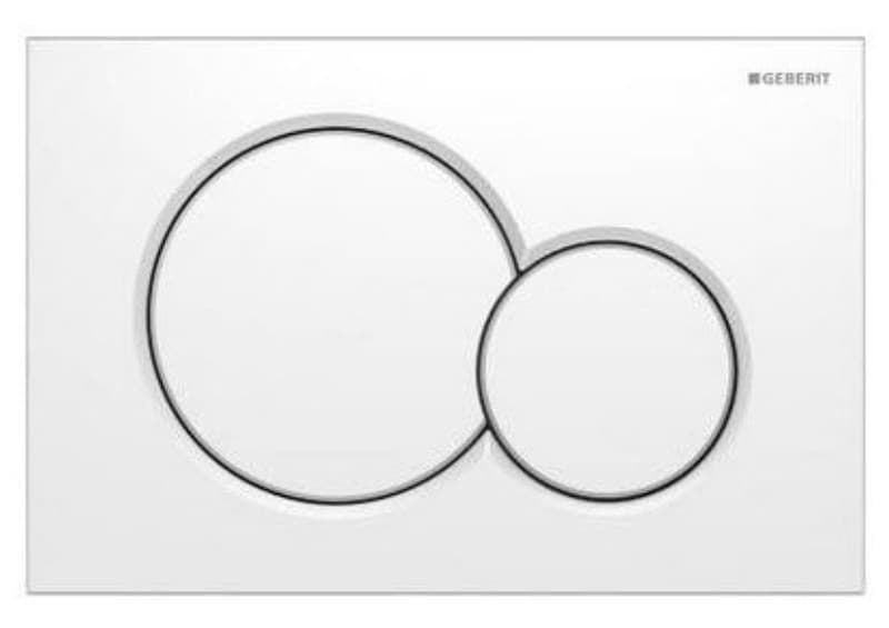 Πλακέτα χειρισμού Dual flush Geberit
Sigma 01 Round 115.770.11.5 White Alpine Γυαλιστερό 24,6x16,4cm