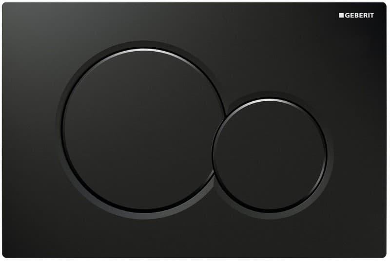 Πλακέτα χειρισμού Dual flush Geberit
Sigma 01 Round 115.770.DW.5 Black Γυαλιστερό 24,6x16,4cm